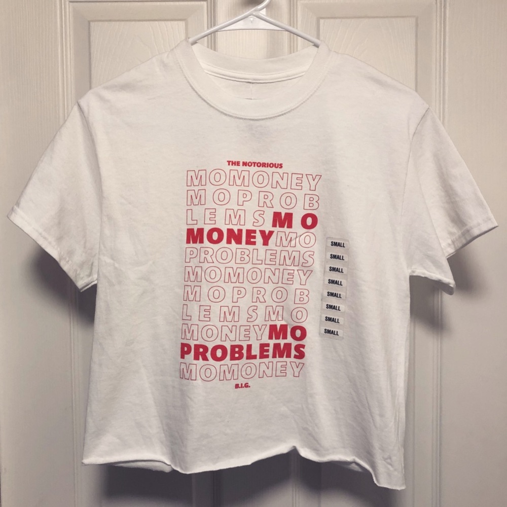 Notorious B.I.G. Plastic Bag Crop Tee